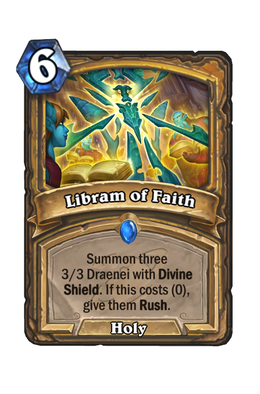 Libram of Faith Hearthstone kártya