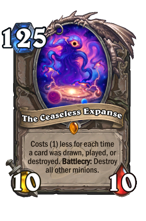 The Ceaseless Expanse Hearthstone kártya