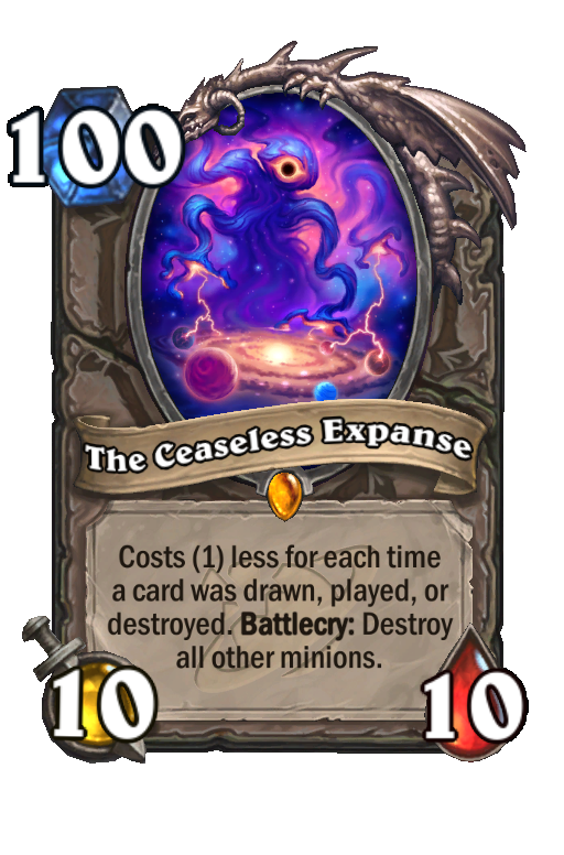 The Ceaseless Expanse Hearthstone kártya