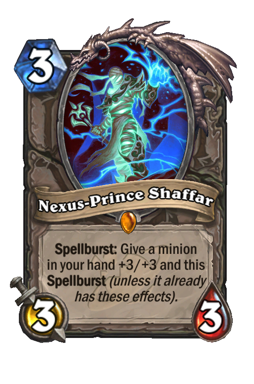 Nexus-Prince Shaffar Hearthstone kártya