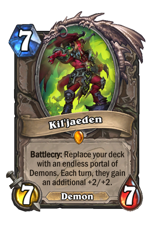 Kil'jaeden Hearthstone kártya