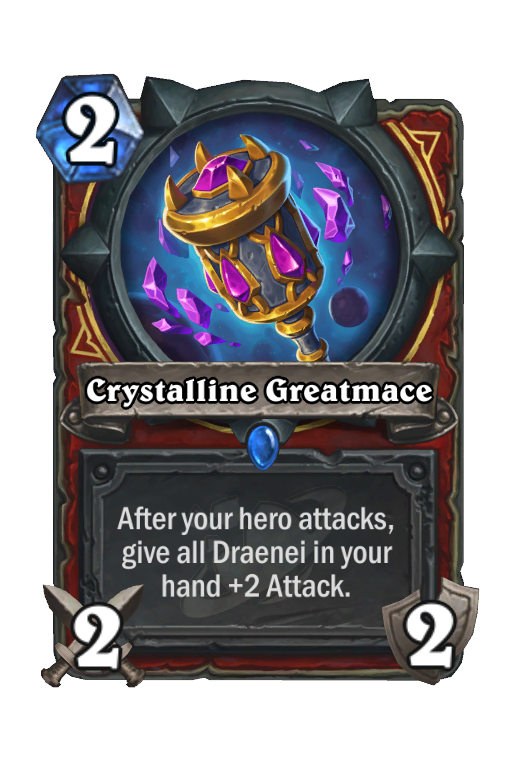 Crystalline Greatmace Hearthstone kártya