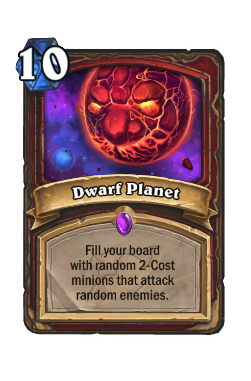 Dwarf Planet Hearthstone kártya
