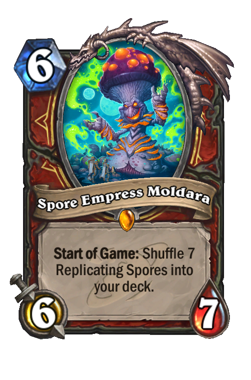 Spore Empress Moldara Hearthstone kártya