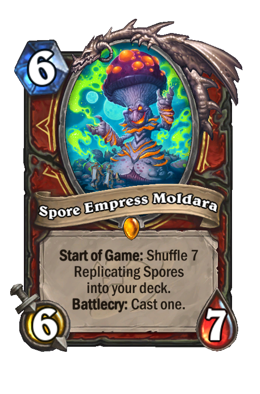 Spore Empress Moldara Hearthstone kártya