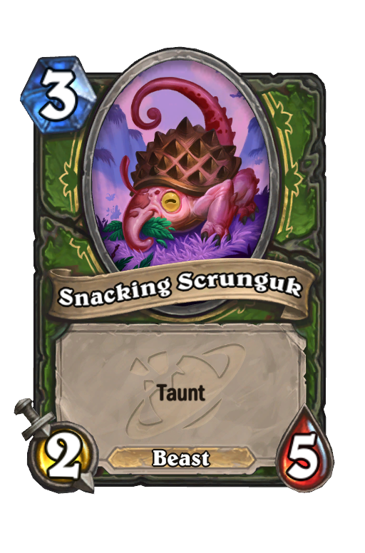 Snacking Scrunguk Hearthstone kártya