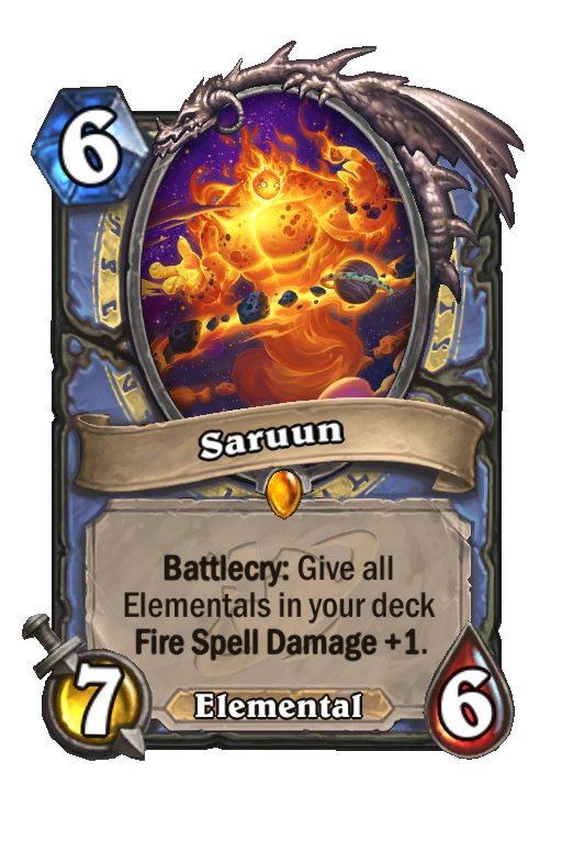 Saruun Hearthstone kártya