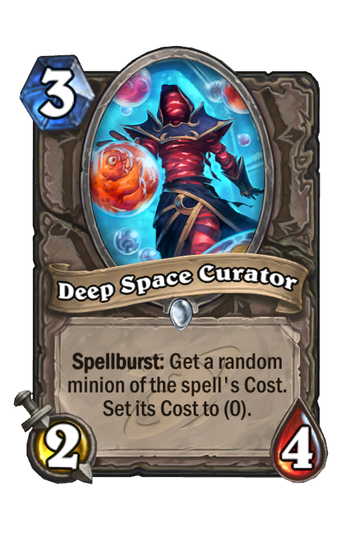 Deep Space Curator Hearthstone kártya