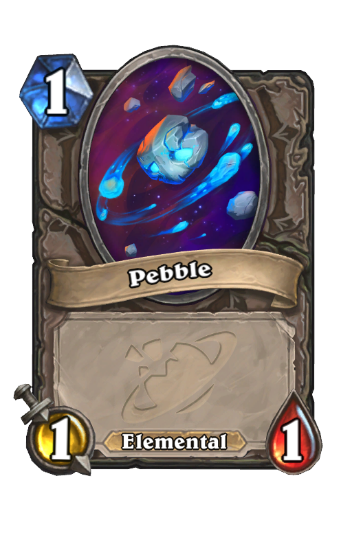 Pebble Hearthstone kártya