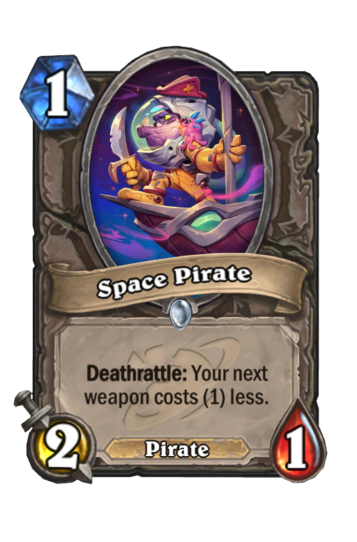 Space Pirate Hearthstone kártya