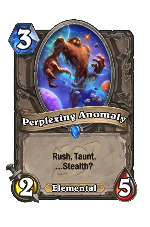 Perplexing Anomaly Hearthstone kártya