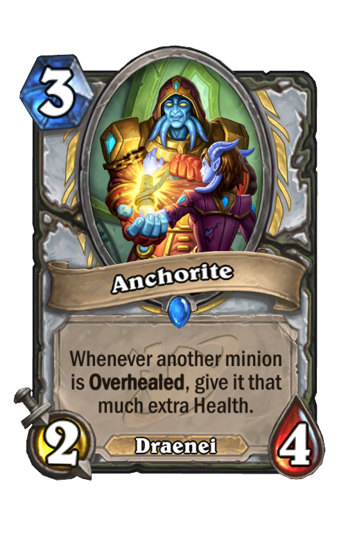 Anchorite Hearthstone kártya
