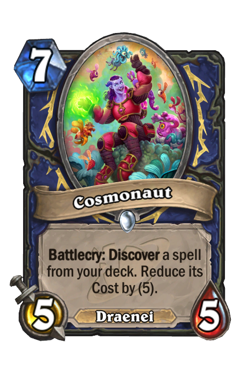 Cosmonaut Hearthstone kártya