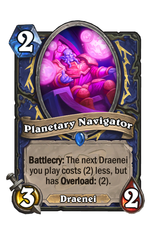 Planetary Navigator Hearthstone kártya