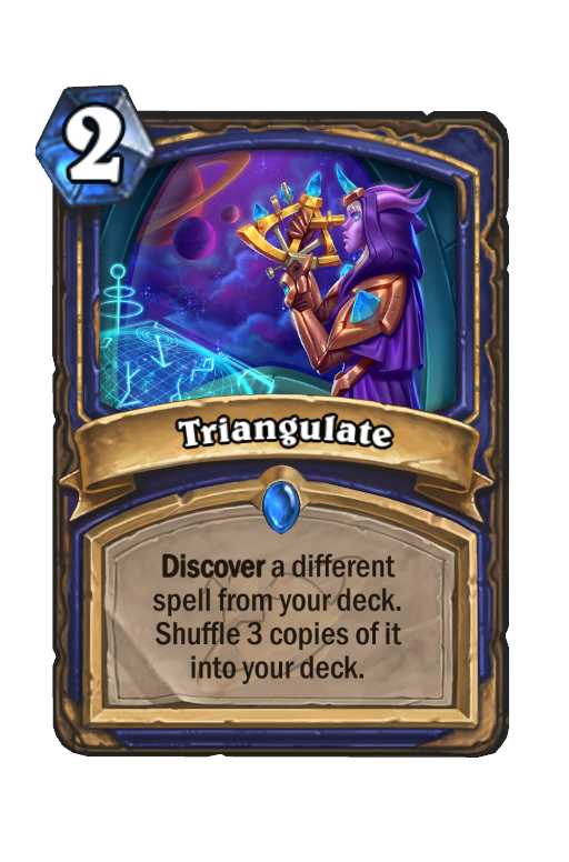 Triangulate Hearthstone kártya