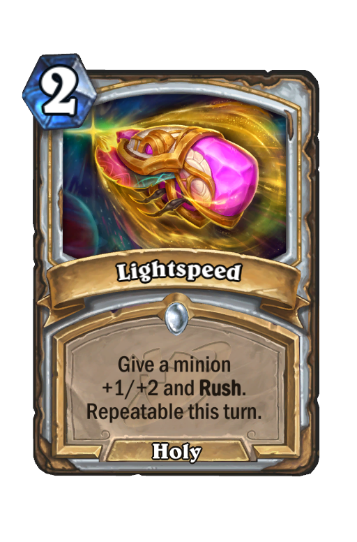 Lightspeed Hearthstone kártya
