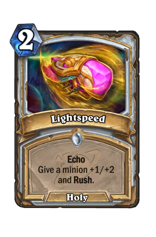 Lightspeed Hearthstone kártya