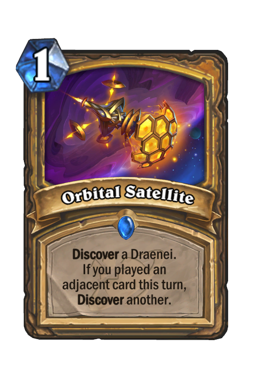 Orbital Satellite Hearthstone kártya