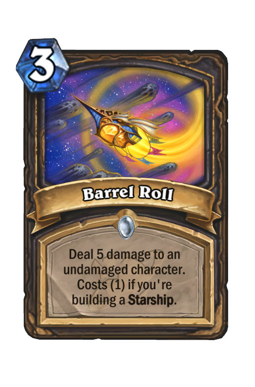 Barrel Roll Hearthstone kártya