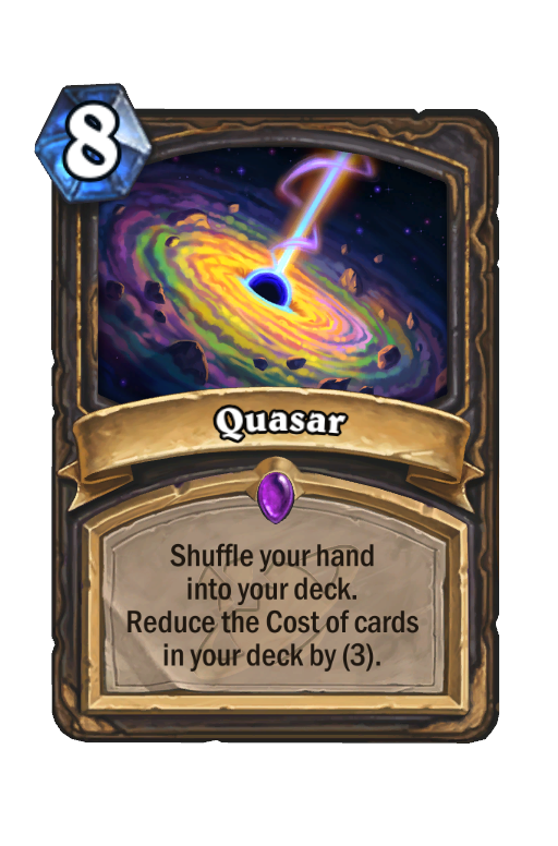 Quasar Hearthstone kártya