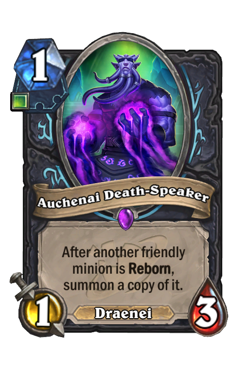 Auchenai Death-Speaker Hearthstone kártya