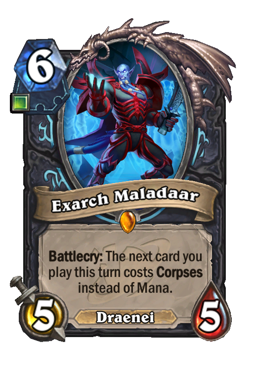 Exarch Maladaar Hearthstone kártya