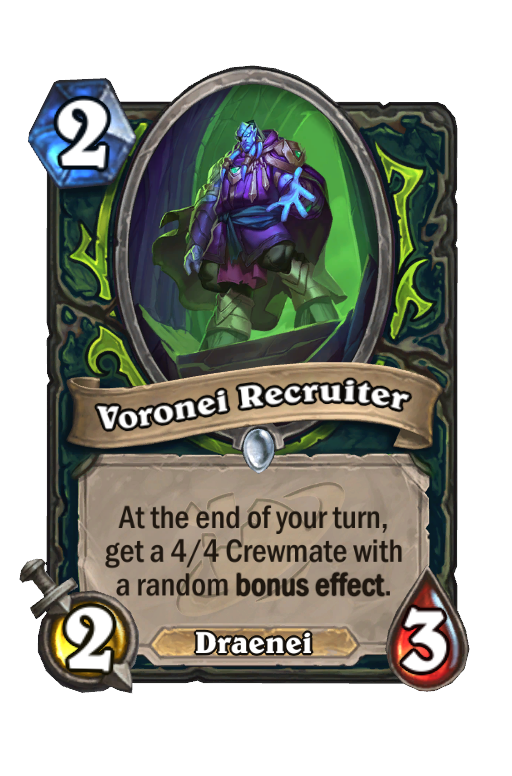 Voronei Recruiter Hearthstone kártya