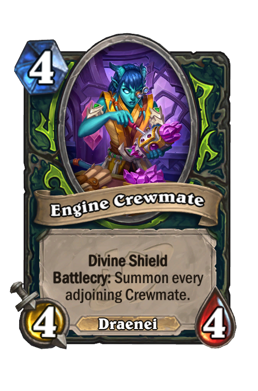 Engine Crewmate Hearthstone kártya