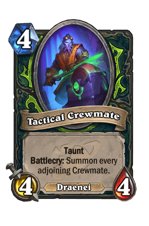 Tactical Crewmate Hearthstone kártya