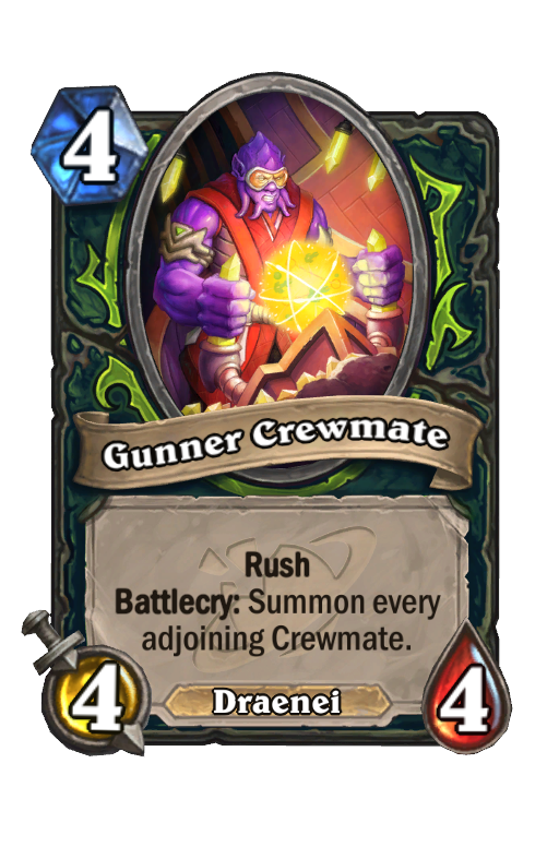 Gunner Crewmate Hearthstone kártya
