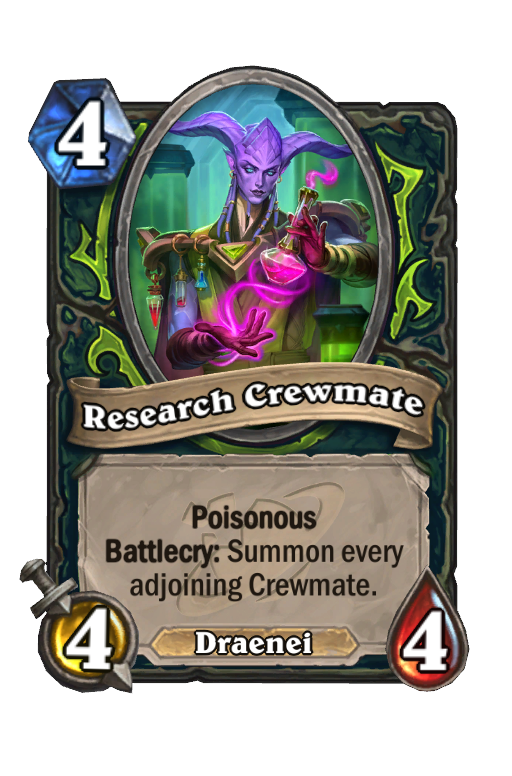 Research Crewmate Hearthstone kártya