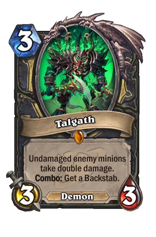Talgath Hearthstone kártya