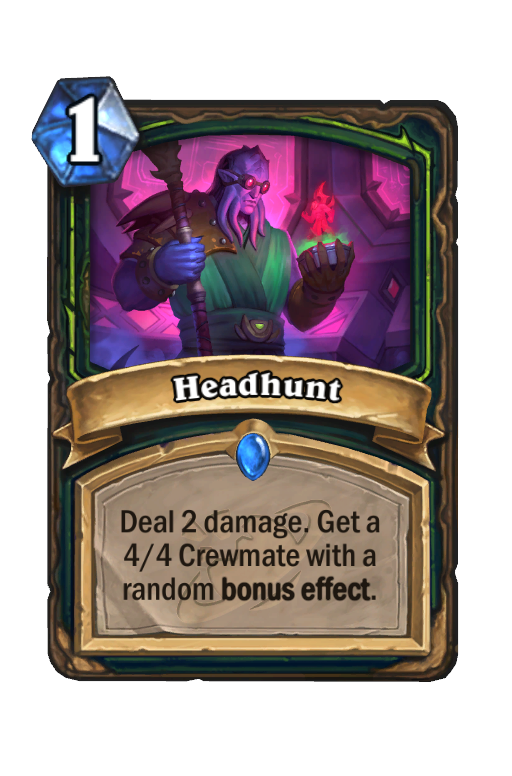Headhunt Hearthstone kártya