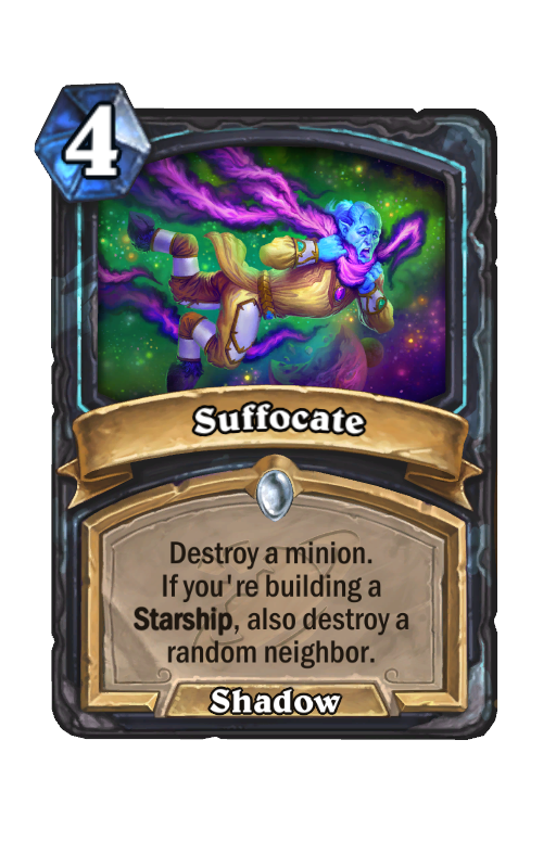 Suffocate Hearthstone kártya