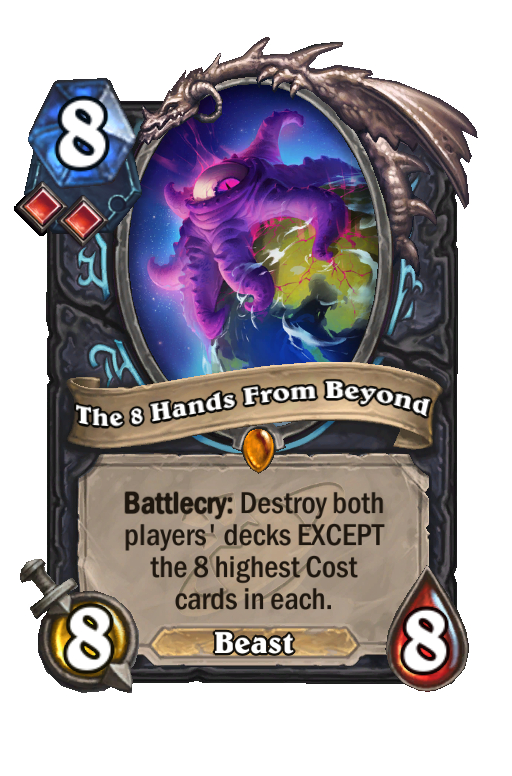 The 8 Hands From Beyond Hearthstone kártya
