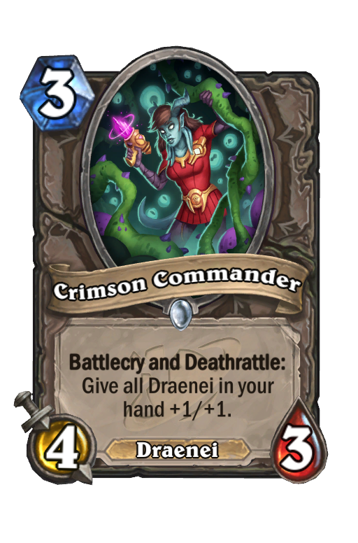 Crimson Commander Hearthstone kártya