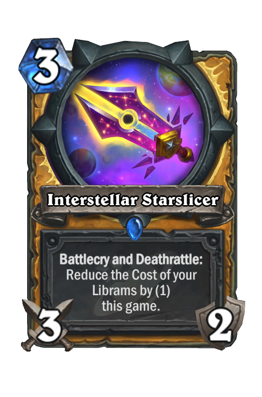 Interstellar Starslicer Hearthstone kártya