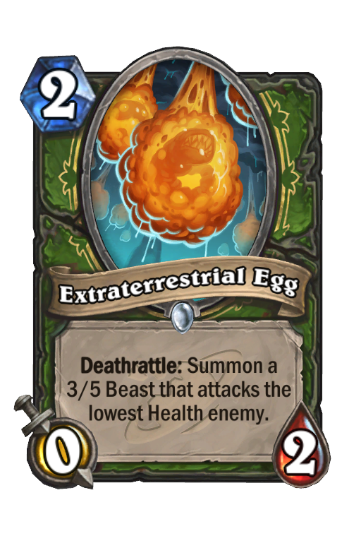 Extraterrestrial Egg Hearthstone kártya