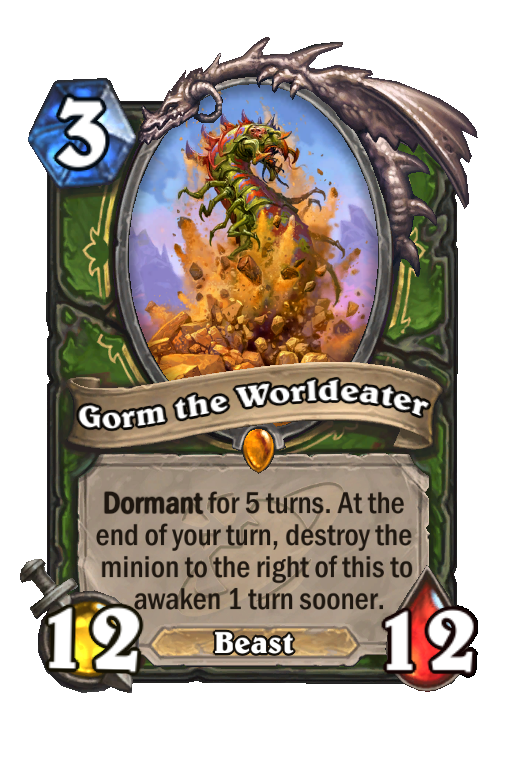 Gorm the Worldeater Hearthstone kártya