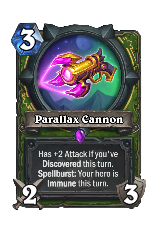Parallax Cannon Hearthstone kártya