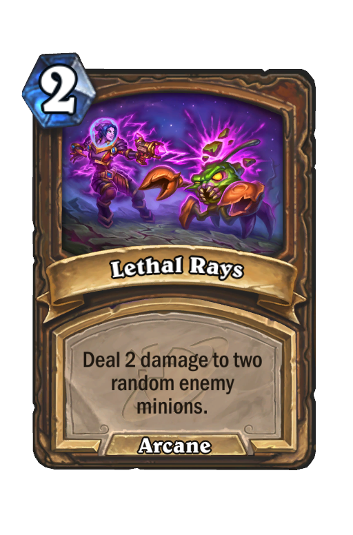 Lethal Rays Hearthstone kártya