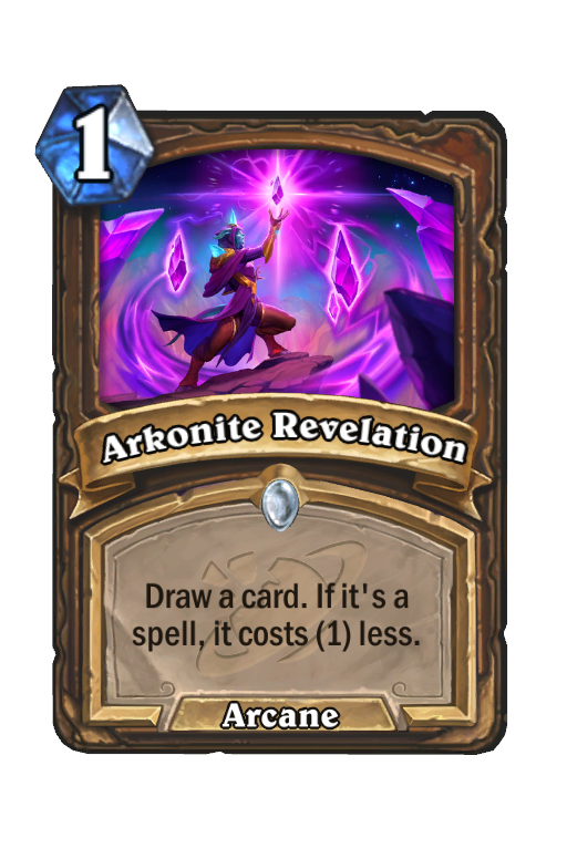 Arkonite Revelation Hearthstone kártya