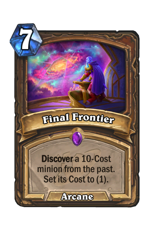 Final Frontier Hearthstone kártya