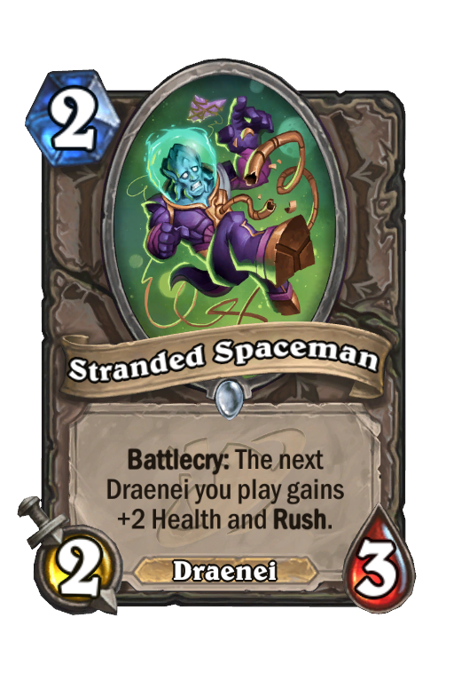 Stranded Spaceman Hearthstone kártya