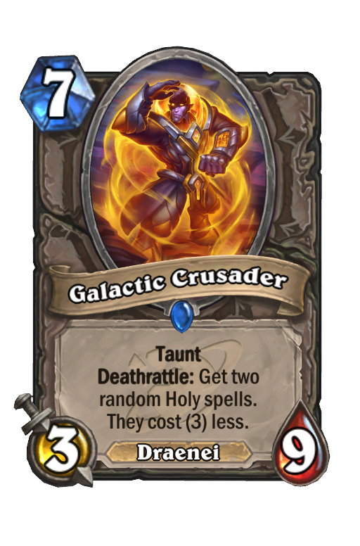Galactic Crusader Hearthstone kártya