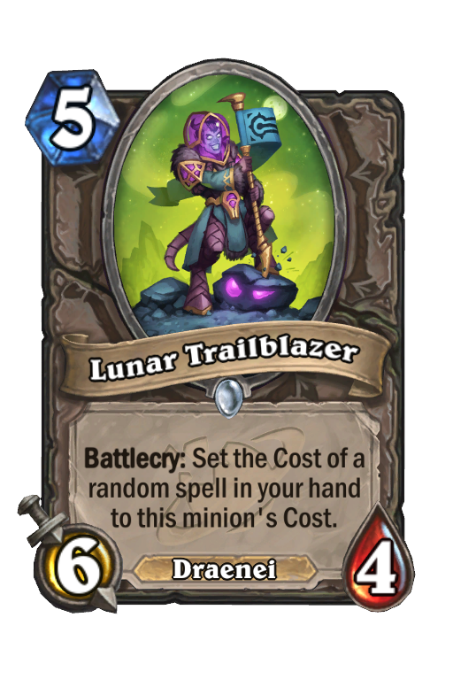 Lunar Trailblazer Hearthstone kártya