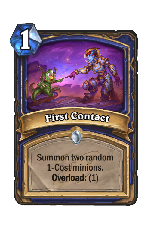 First Contact Hearthstone kártya