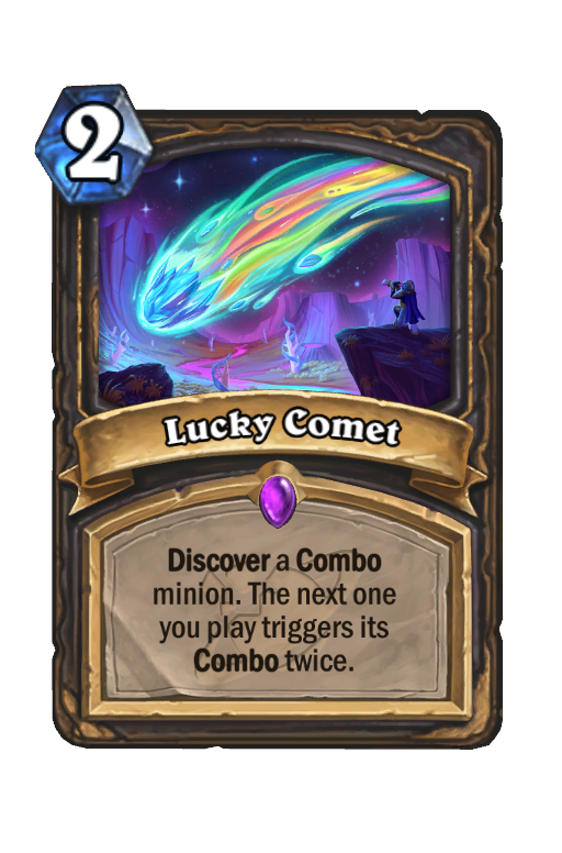 Lucky Comet Hearthstone kártya