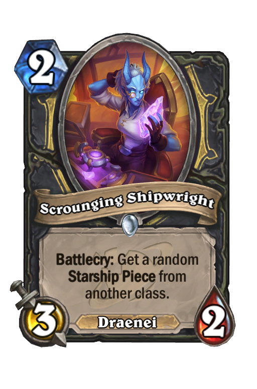 Scrounging Shipwright Hearthstone kártya