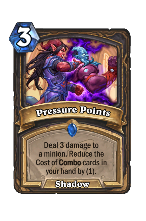 Pressure Points Hearthstone kártya